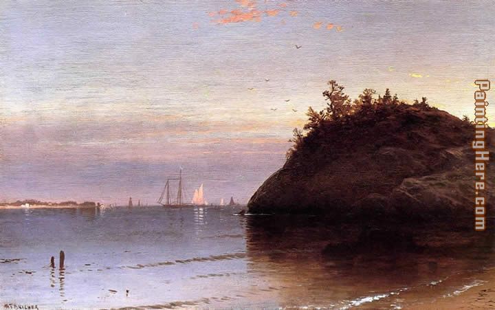 Narragansett Bay painting - Alfred Thompson Bricher Narragansett Bay art painting